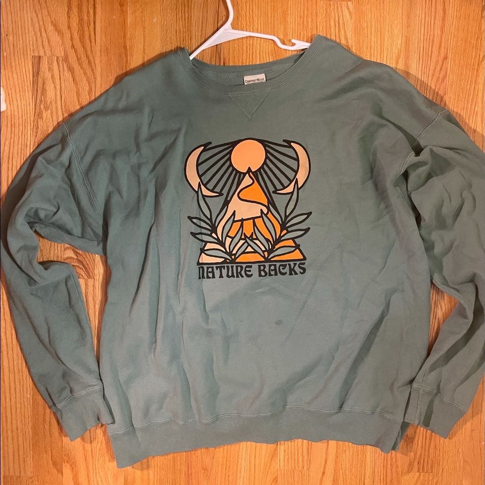 Nature Backs Crewneck Sweatshirt